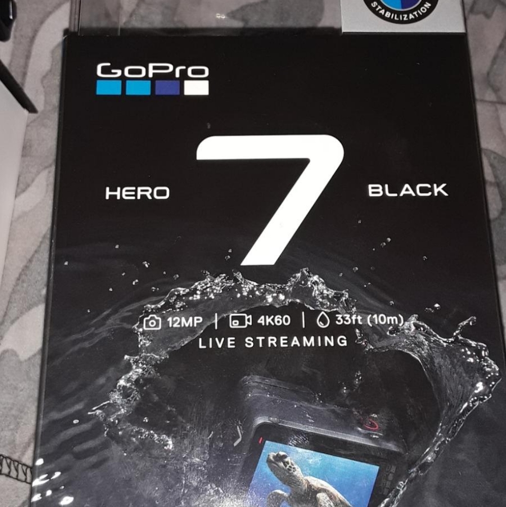 A BRAND NEW NEVER USED WATERPROOF GOPRO #7